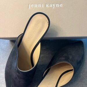 Jenni Kayne Black Leather Mules
